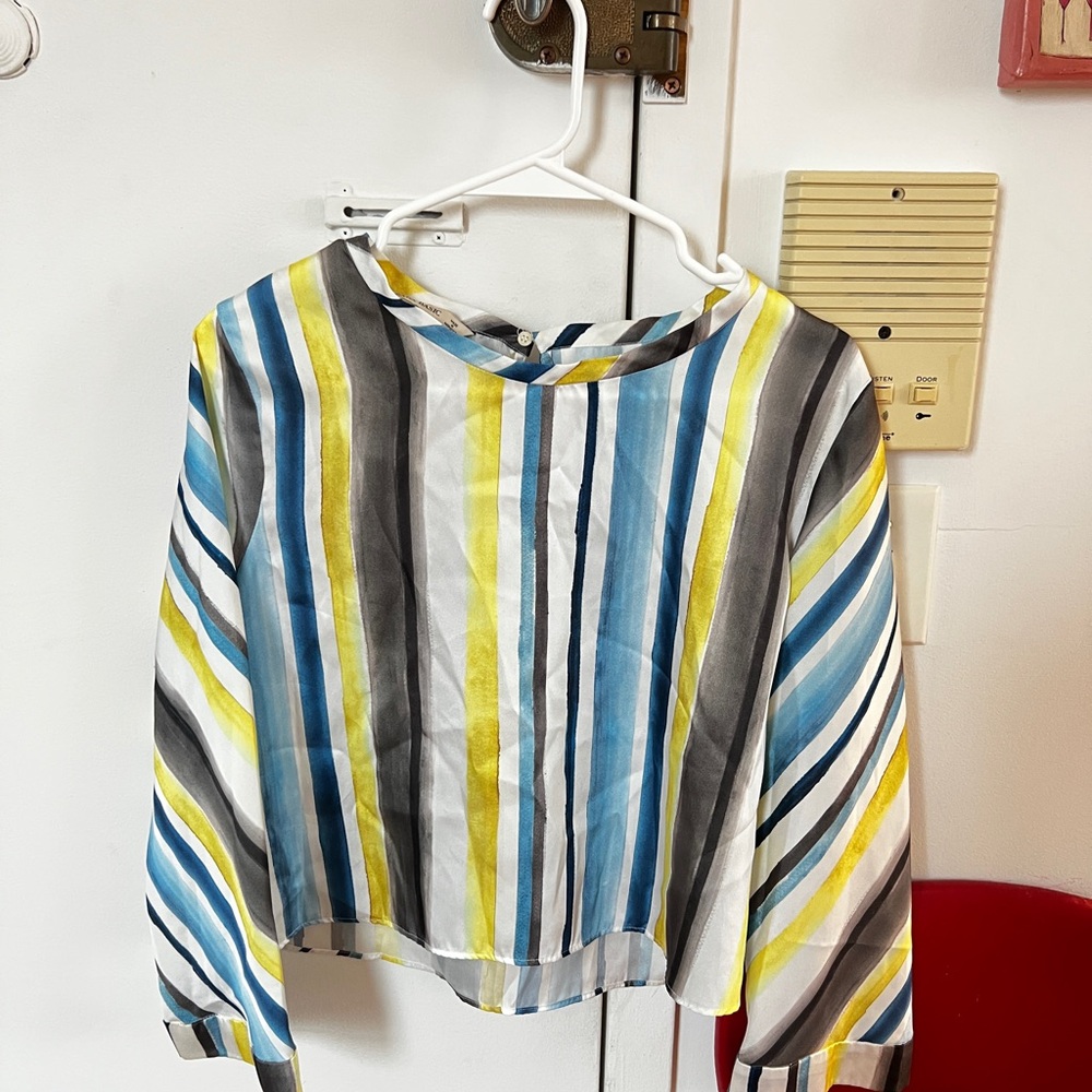 Zara Striped Multicolor Women's Top